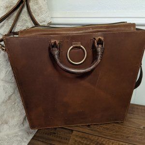 Full-Grain Leather Tote